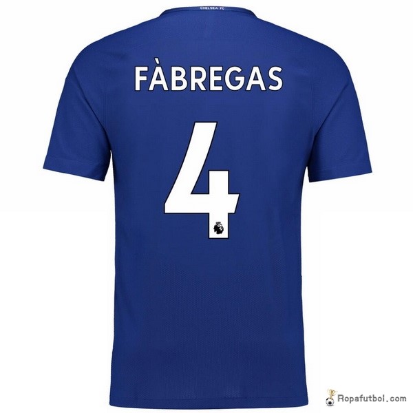 Camiseta Chelsea Replica Primera Ropa Fabregas 2017/18